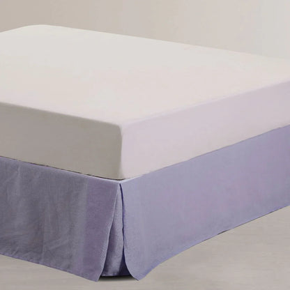 Vintage Design Homewares Lilac French Linen Valance Super King - Mekamart Australia