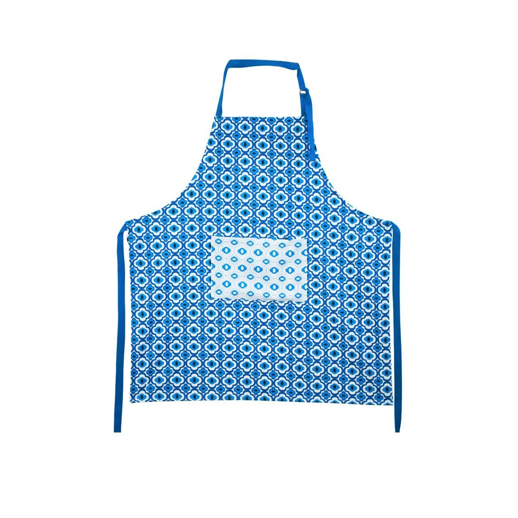 IDC Homewares Cotton Apron Azure Blue - Mekamart Australia