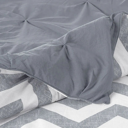 J Elliot Home 6 Pcs Ella Grey Comforter Set Single - Mekamart Australia