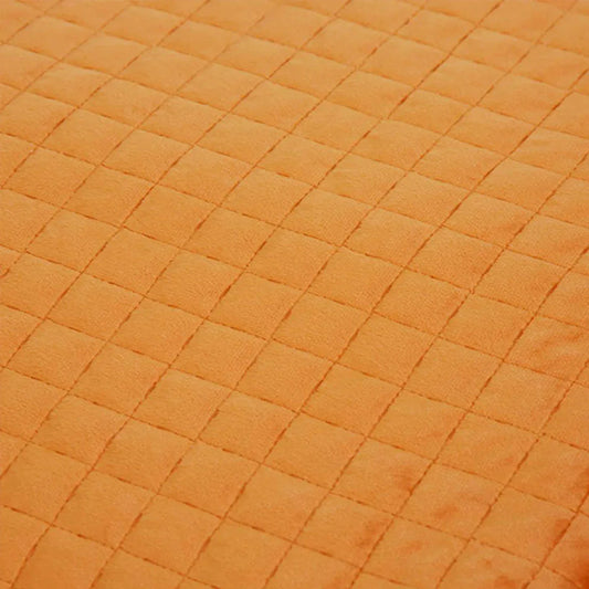J.Elliot Home Adela Mustard Velvet Quilted Coverlet Set Queen/King - Mekamart Australia
