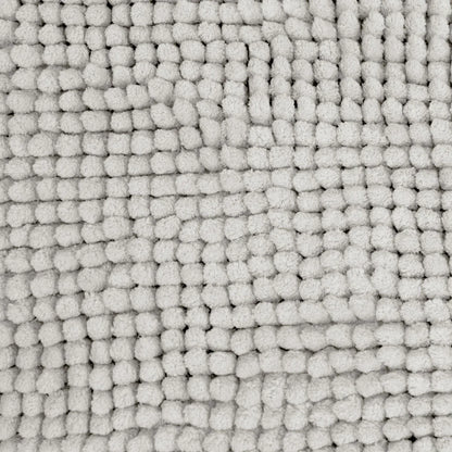 Toggle Microfiber Bath Mat Large Silver - Mekamart Australia