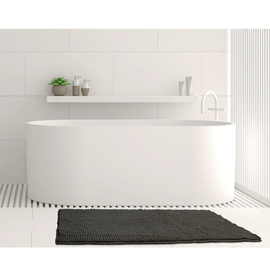 Toggle Microfiber Bath Mat Medium Charcoal - Mekamart Australia