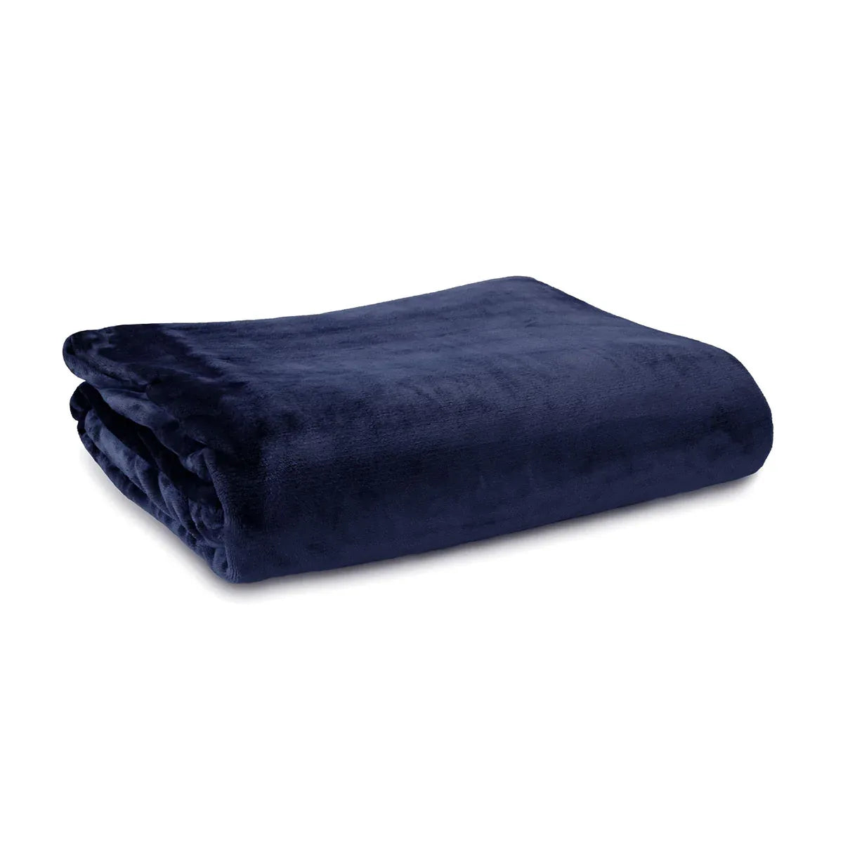 Ardor Lucia Luxury Push Blanket Navy Super King - Mekamart Australia