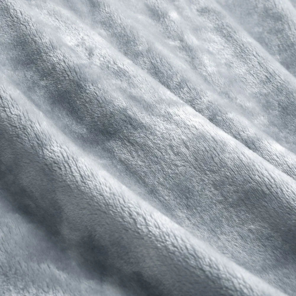 Ardor Lucia Luxury Push Blanket Silver Super King - Mekamart Australia