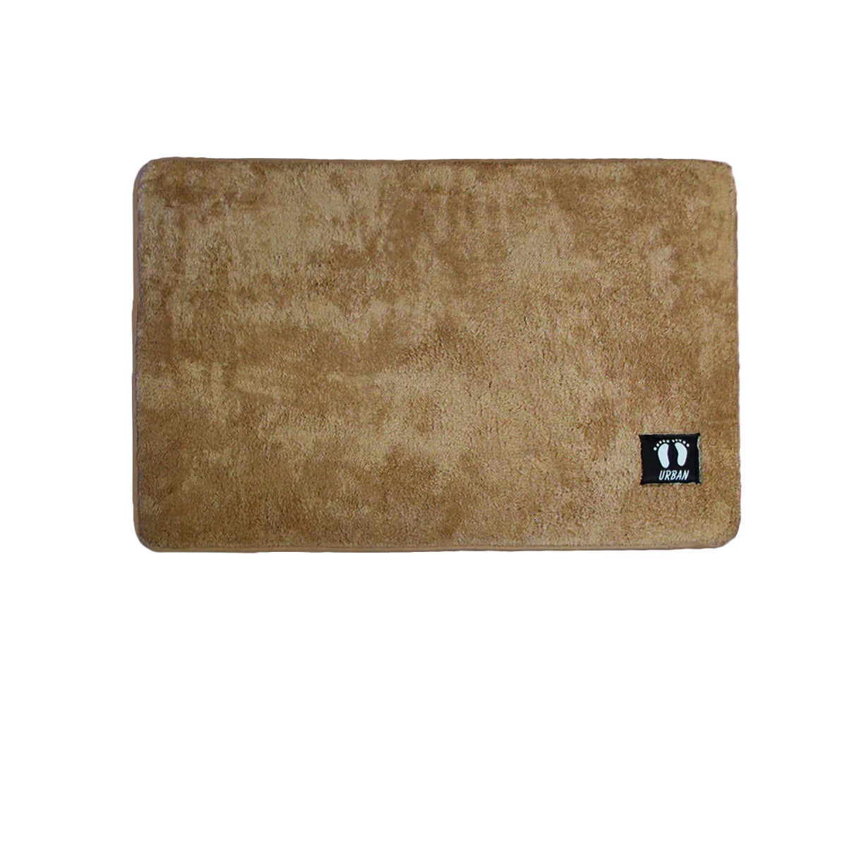 Asha Anti Slip Polyester Bath Mat 50 x 80 cm Brown - Mekamart Australia