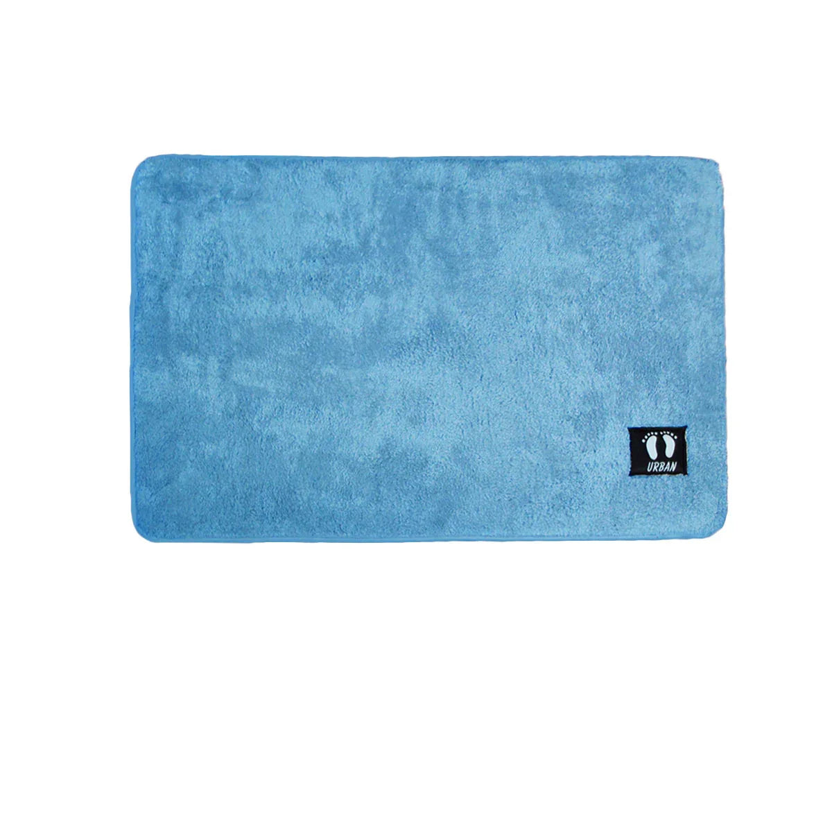 Asha Anti Slip Polyester Bath Mat 50 x 80 cm Frost Blue - Mekamart Australia
