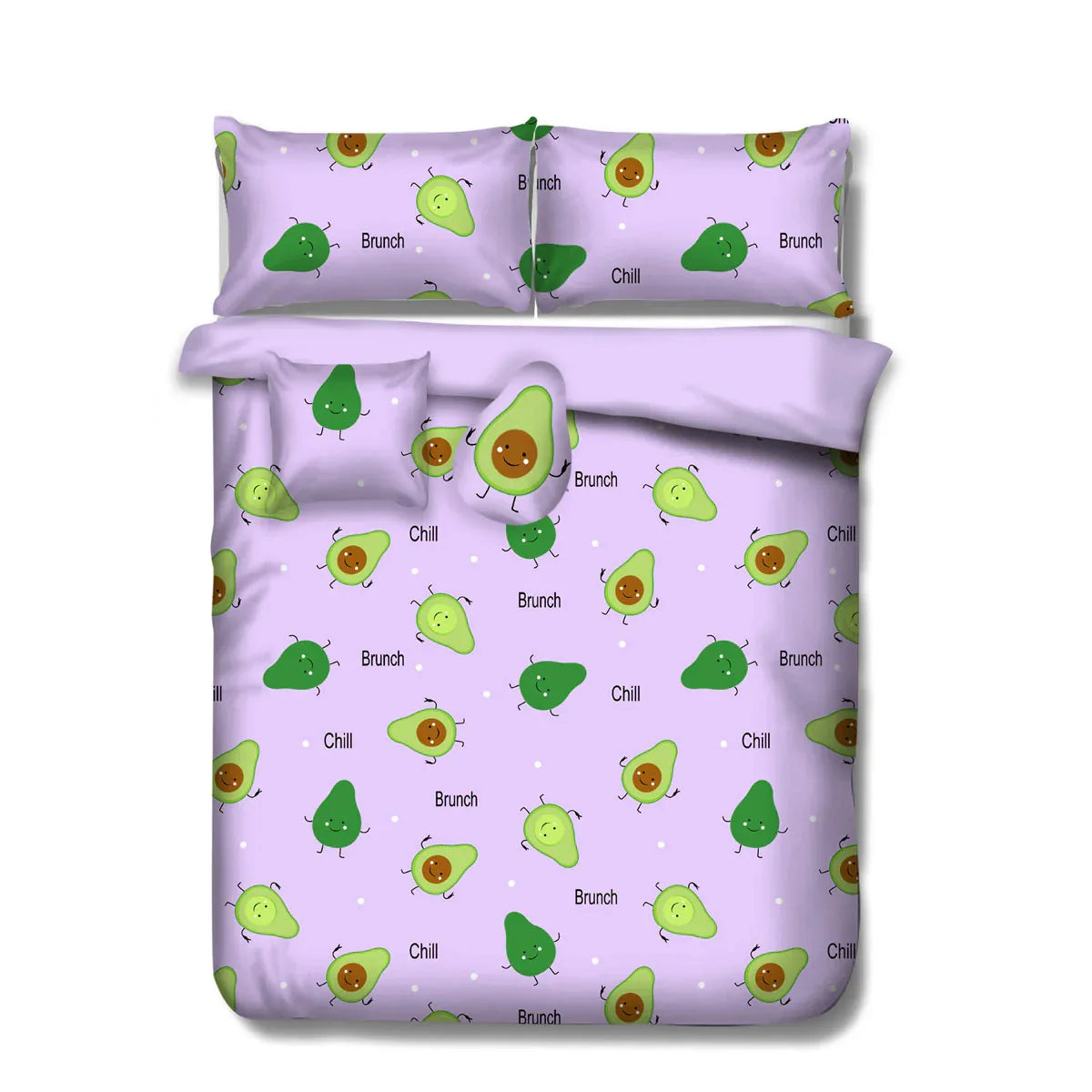 Ramesses Purple Avocado Kids Advventure 5 Pcs Comforter Set Double - Mekamart Australia