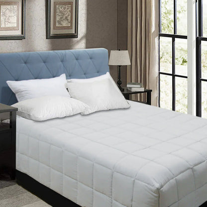 Shangri La Bamboo Blend Microfiber Box End Quilt Silver Single - Mekamart Australia