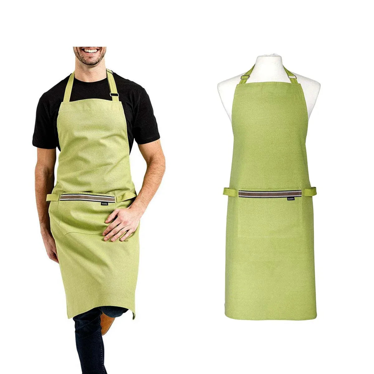 Ladelle Professional Series Sage Cotton Apron - Mekamart Australia