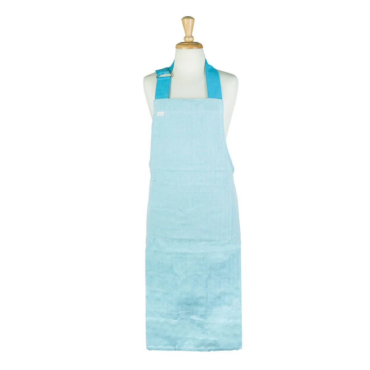 Rans Herringbone Blue Cotton Apron - Mekamart Australia
