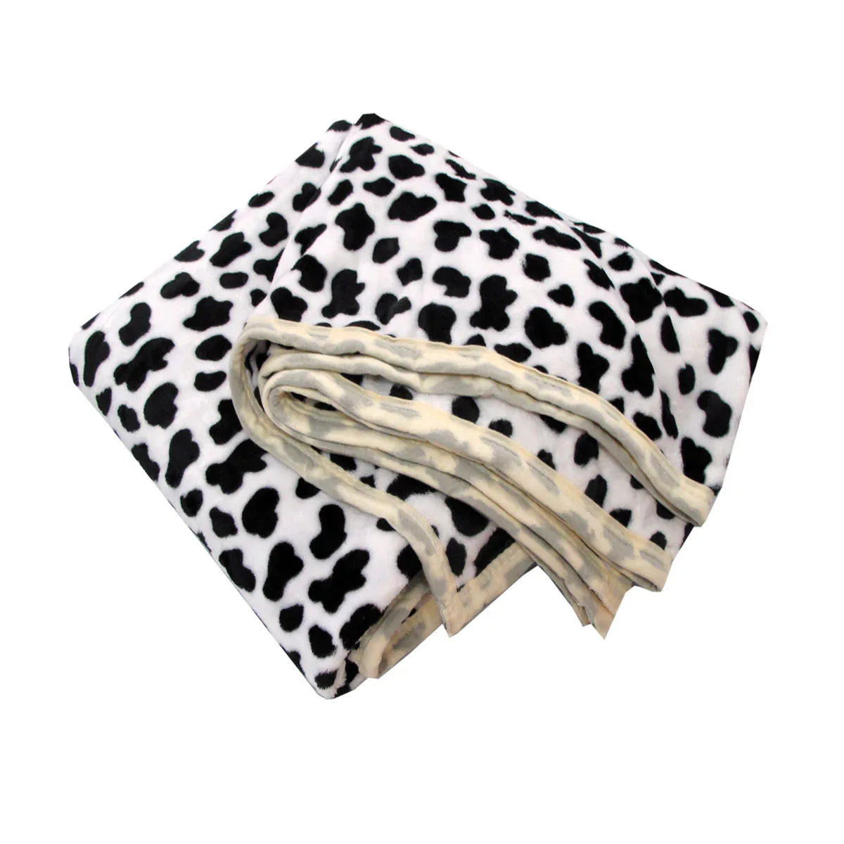 Animal Skin Pattern Soft Flannel Plush Single Size Blanket / Large Throw Rug 150 x 200cm Dalmatian - Mekamart Australia