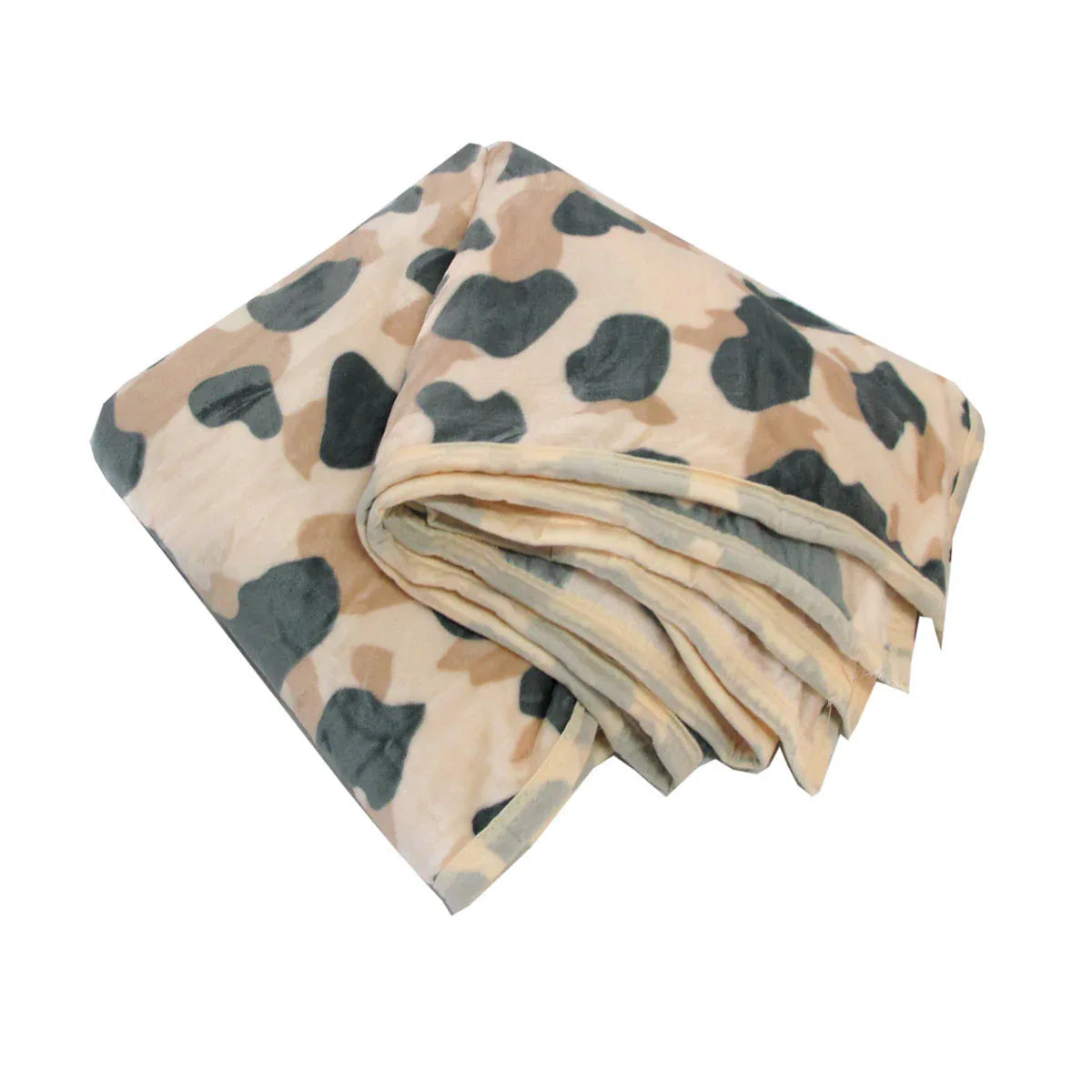 Animal Skin Pattern Soft Flannel Plush Single Size Blanket / Large Throw Rug 150 x 200cm Jaguar - Mekamart Australia