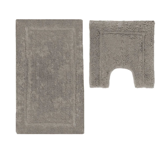 2200GSM 2 Pce Axel 100% Cotton Bath Mat Set Latte - Mekamart Australia