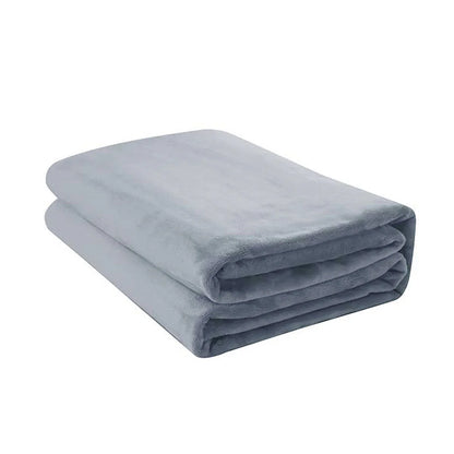 Jason 400GSM Super Soft Micro Fleece Blanket Silver Double - Mekamart Australia