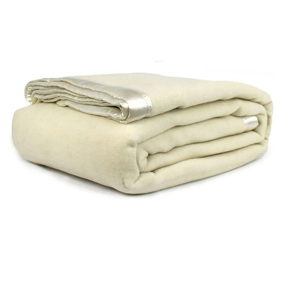 Jason 400GSM Australian Washable Wool Blanket Ivory Queen/King - Mekamart Australia