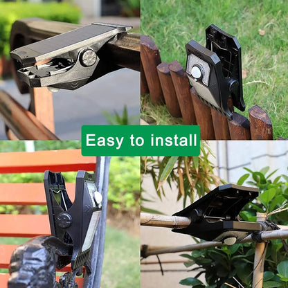 Clip-On Solar LED Light Outdoor Motion Sensor 45 LEDs IP65 Waterproof Security Wall Light - Mekamart Australia