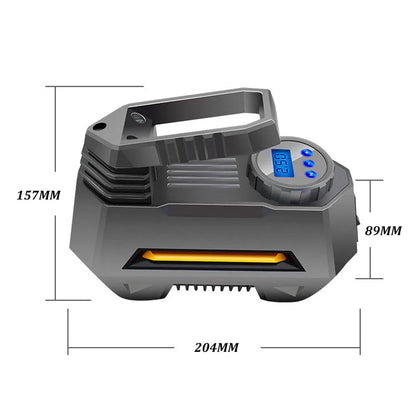 Portable Digital Car Air Compressor Tire Inflator With Emergency Flashlight - Mekamart Australia