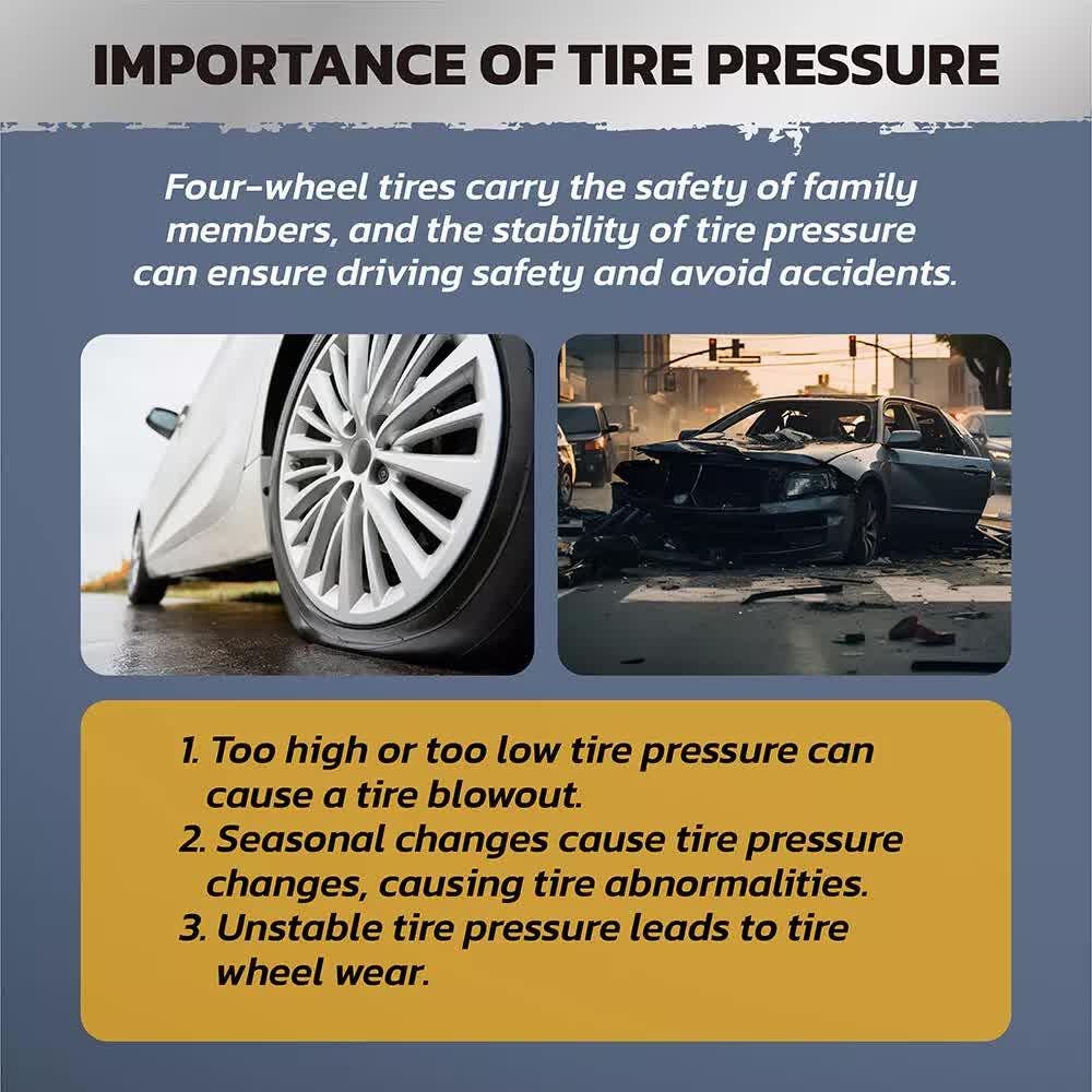 3in1 255PSI Tyre Inflator Car Motorcycle Air Tire Pressure Gauge Hose Pump Au - Mekamart Australia
