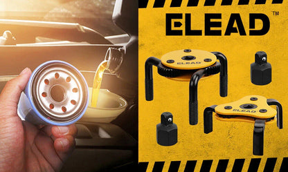 ELEAD 2Pcs Oil Filter Wrench Set Adjustable Oil Filter Change Set Engine Filters - Mekamart Australia