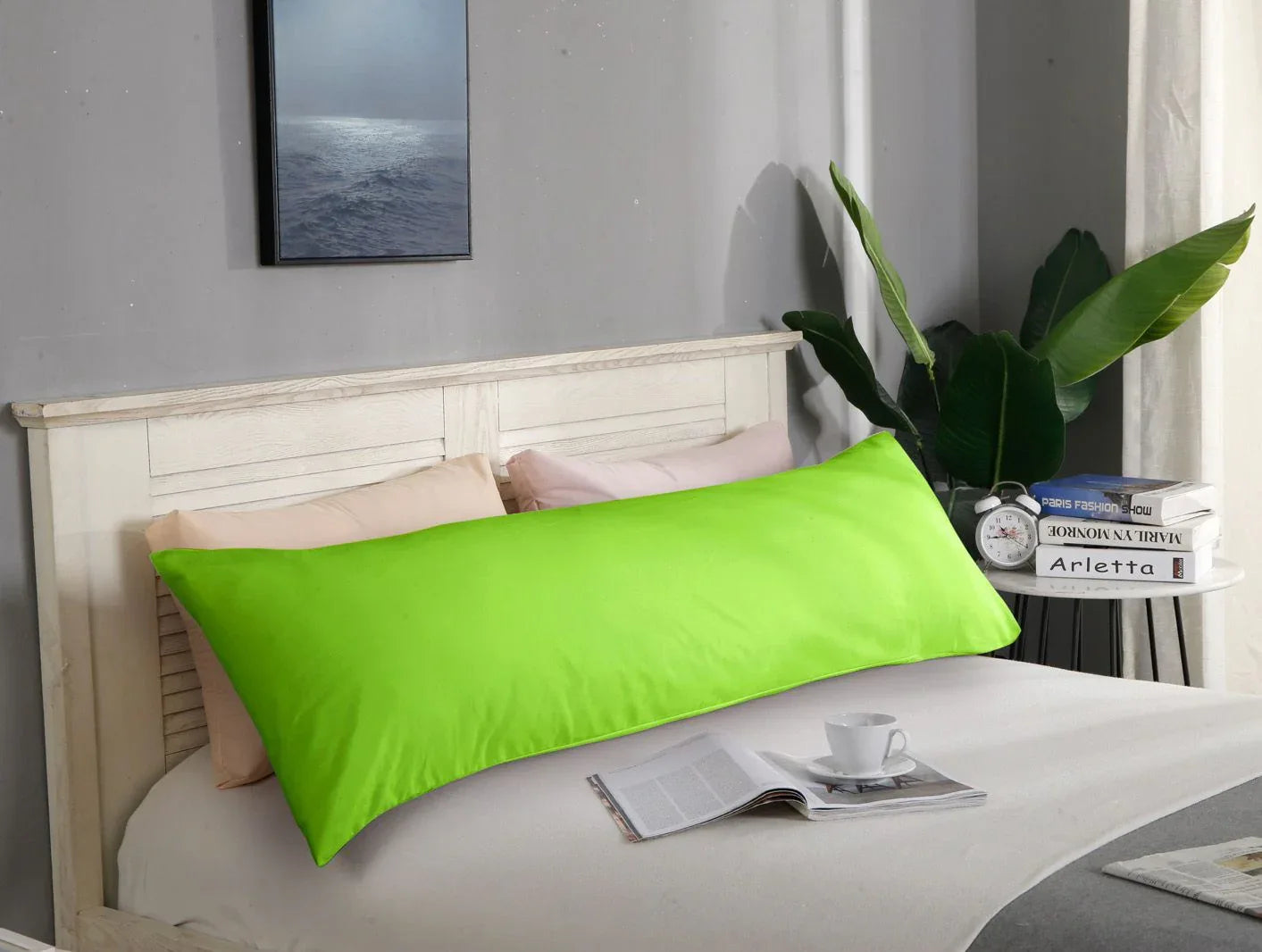 1000TC Premium Ultra Soft Body Pillowcase - Green - Mekamart Australia