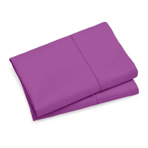 1000TC Premium Ultra Soft Standrad size Pillowcases 2-Pack - Purple - Mekamart Australia