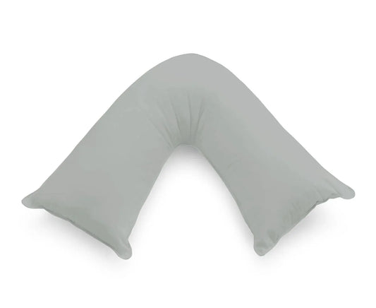 1000TC Premium Ultra Soft V SHAPE Pillowcase - Grey - Mekamart Australia