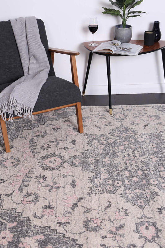 delicate-madeleine-grey-ivory-rug 160x230 - Mekamart Australia
