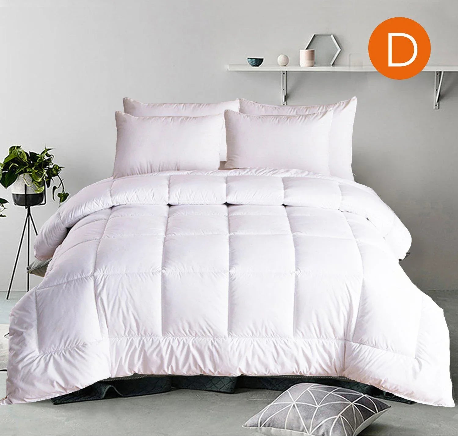down alternative quilt doona 500gsm double - Mekamart Australia