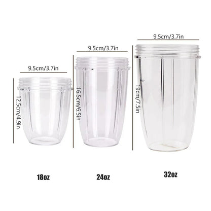 Blender Cups 32OZ 24OZ 18OZ Replacement Accessories Juicer Ice Crushing Blades - 32oz - Mekamart Australia