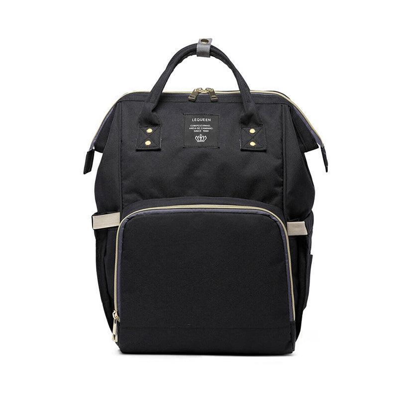 Luxury Multifunctional Diaper Nappy Backpack Maternity Mummy Changing Bag - Wavy Grain - Mekamart Australia