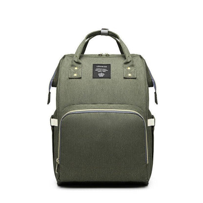 Luxury Multifunctional Diaper Nappy Backpack Maternity Mummy Changing Bag - Wavy Grain - Mekamart Australia