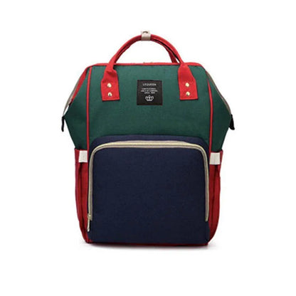 Luxury Multifunctional Diaper Nappy Backpack Maternity Mummy Changing Bag - Wavy Grain - Mekamart Australia