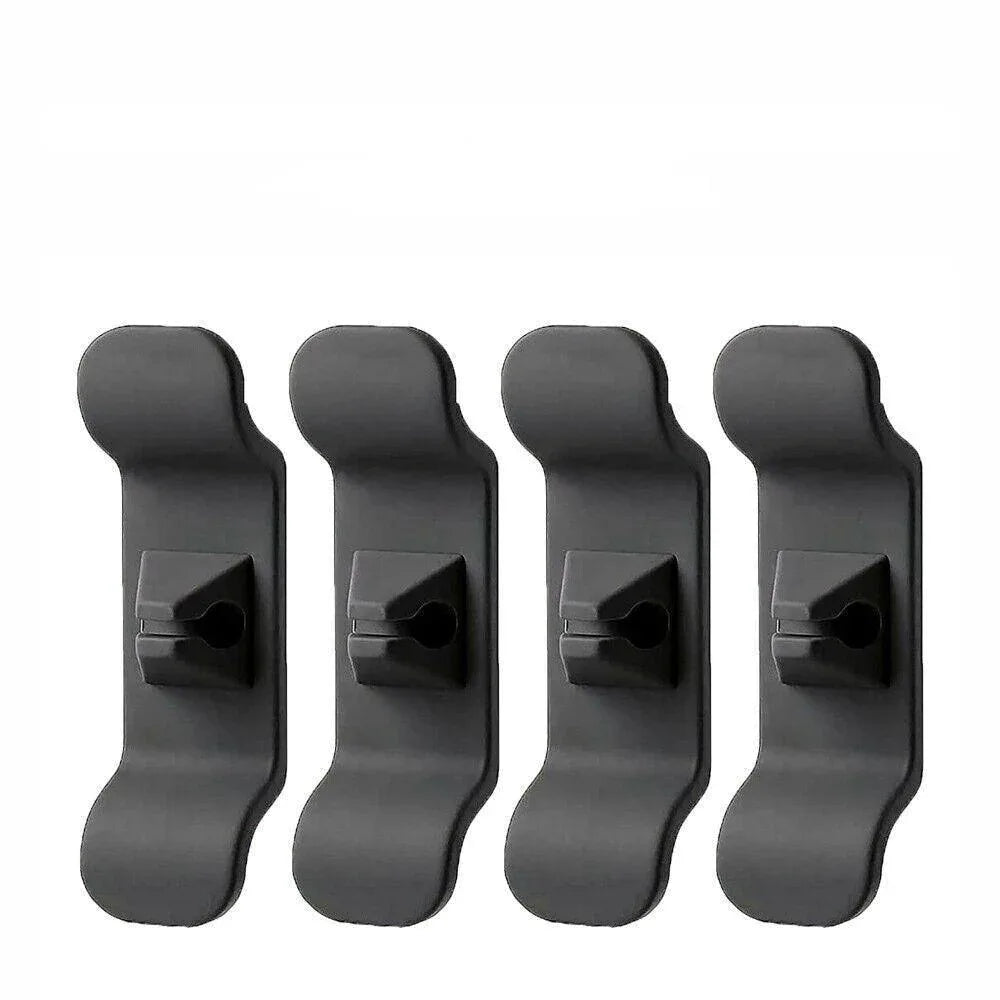 Cord Organizer Wrap Holder 4pcs Kitchen Appliance Cable Winder Adhesive Clip - 4PCS White - Mekamart Australia