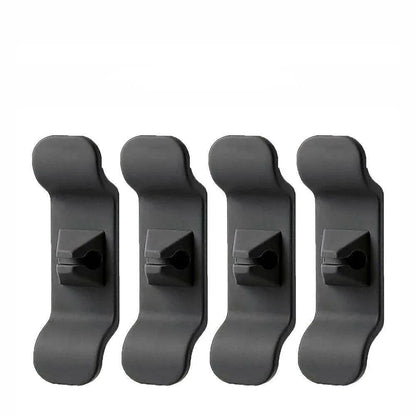 Cord Organizer Wrap Holder 4pcs Kitchen Appliance Cable Winder Adhesive Clip - 4PCS White - Mekamart Australia