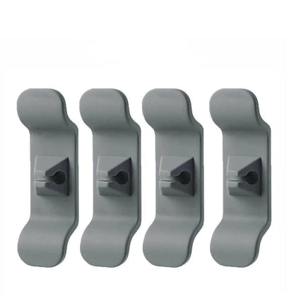 Cord Organizer Wrap Holder 4pcs Kitchen Appliance Cable Winder Adhesive Clip - 4PCS White - Mekamart Australia
