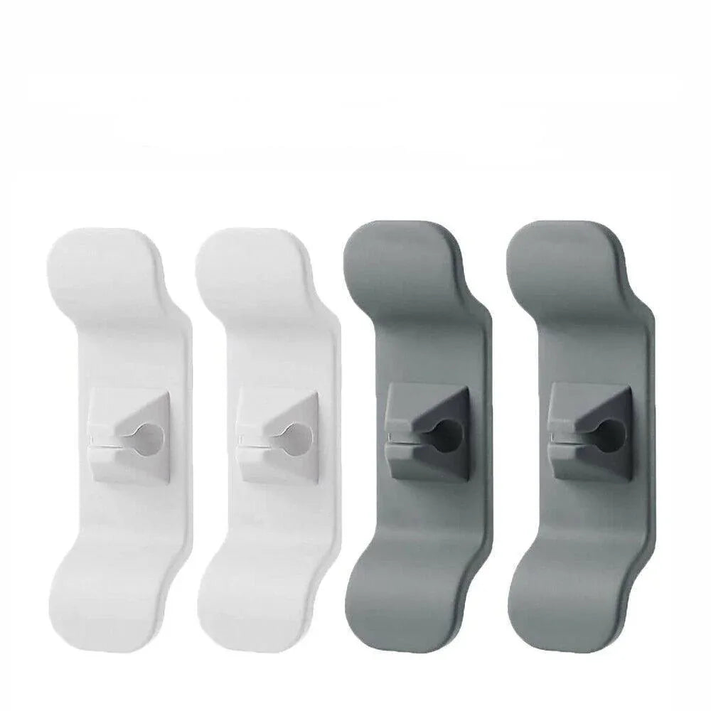 Cord Organizer Wrap Holder 4pcs Kitchen Appliance Cable Winder Adhesive Clip - 4PCS White - Mekamart Australia