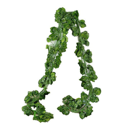 12 X 2M Artificial Ivy Vine Fake Foliage Flower Hanging Leaf Garland Plant Party - Scindapsus Leaves - Mekamart Australia