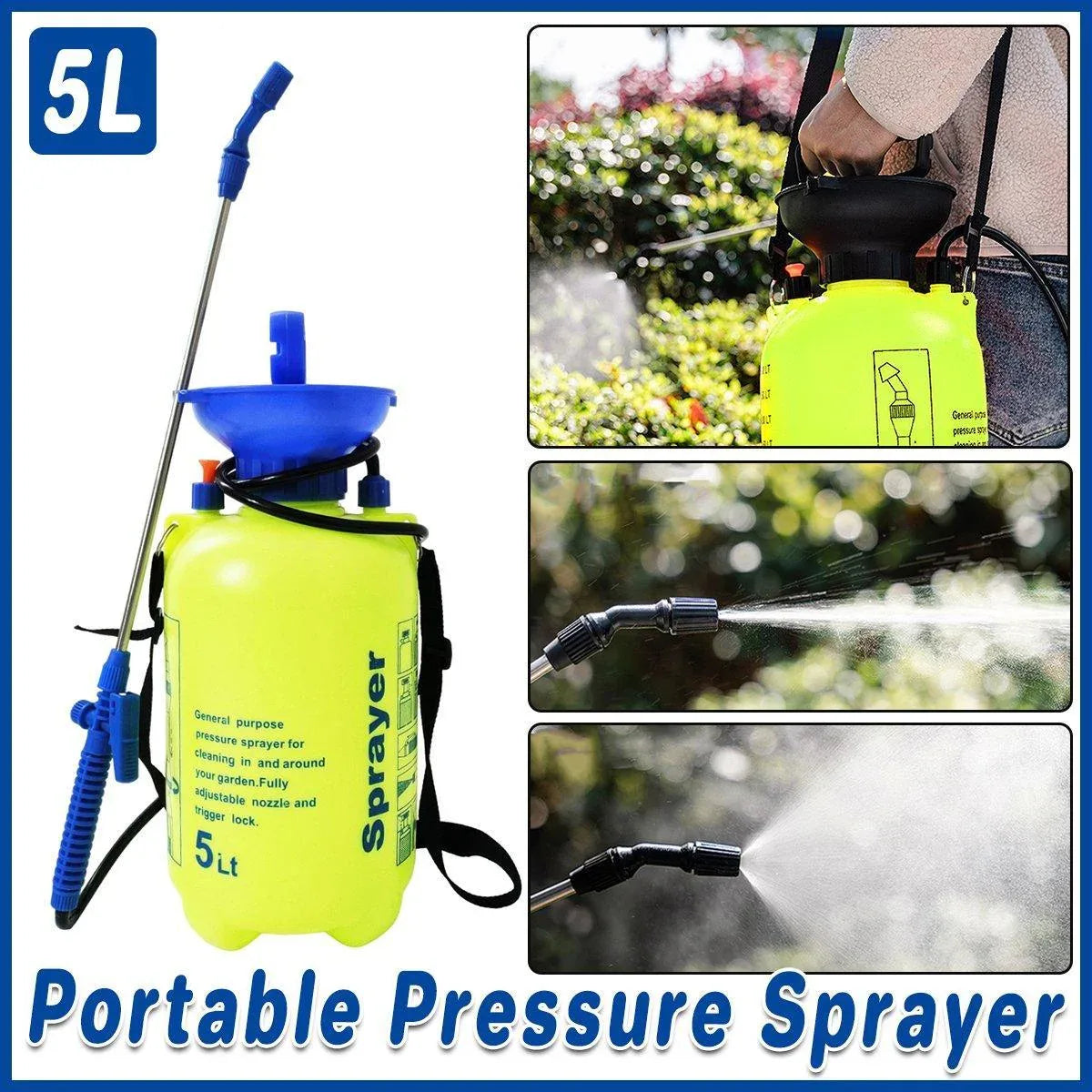 Garden Sprayer Single Shoulder Spray Bottle For Agricultural Use Garden Tool - Mekamart Australia