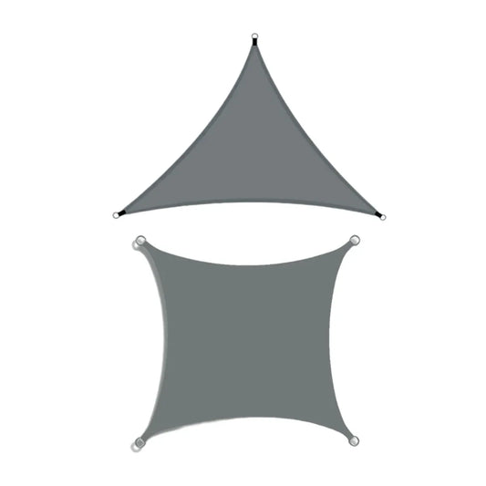 Waterproof Outdoor Shade Sail Garden Sun Canopy UV Protection Patio Awning Cloth - 4x4x4m Triangle - Mekamart Australia
