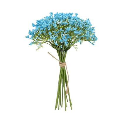 16pcs Artificial Foam Full Star Flowers Wedding Bouquet Home Decor Simulation - Blue - Mekamart Australia