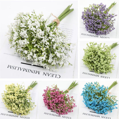 16pcs Artificial Foam Full Star Flowers Wedding Bouquet Home Decor Simulation - Pink - Mekamart Australia