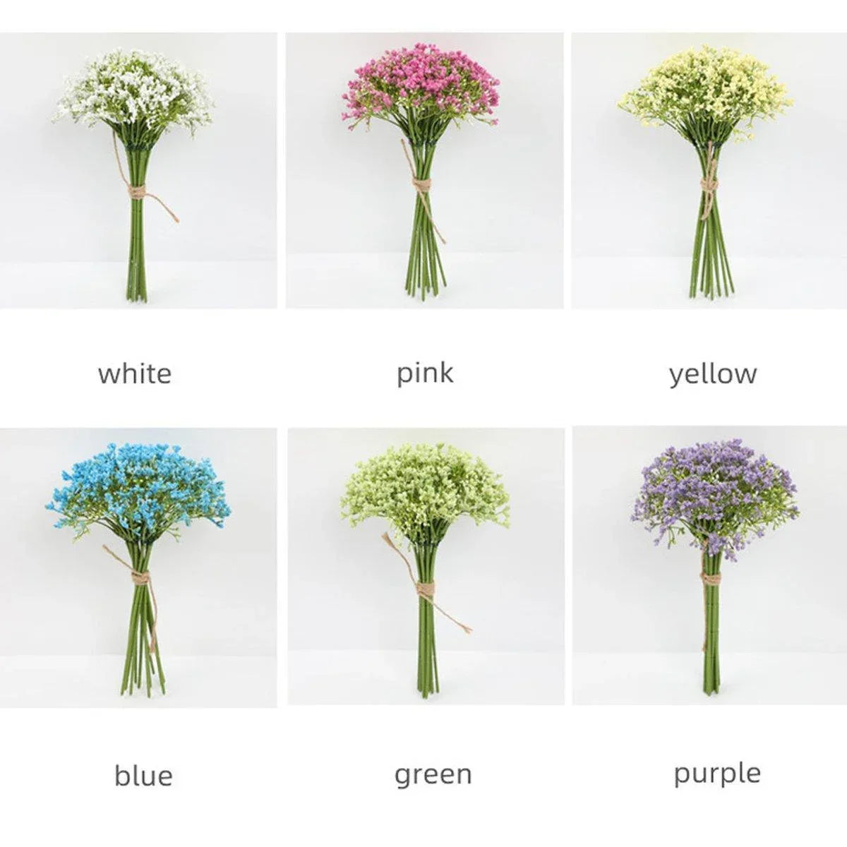 16pcs Artificial Foam Full Star Flowers Wedding Bouquet Home Decor Simulation - Purple - Mekamart Australia