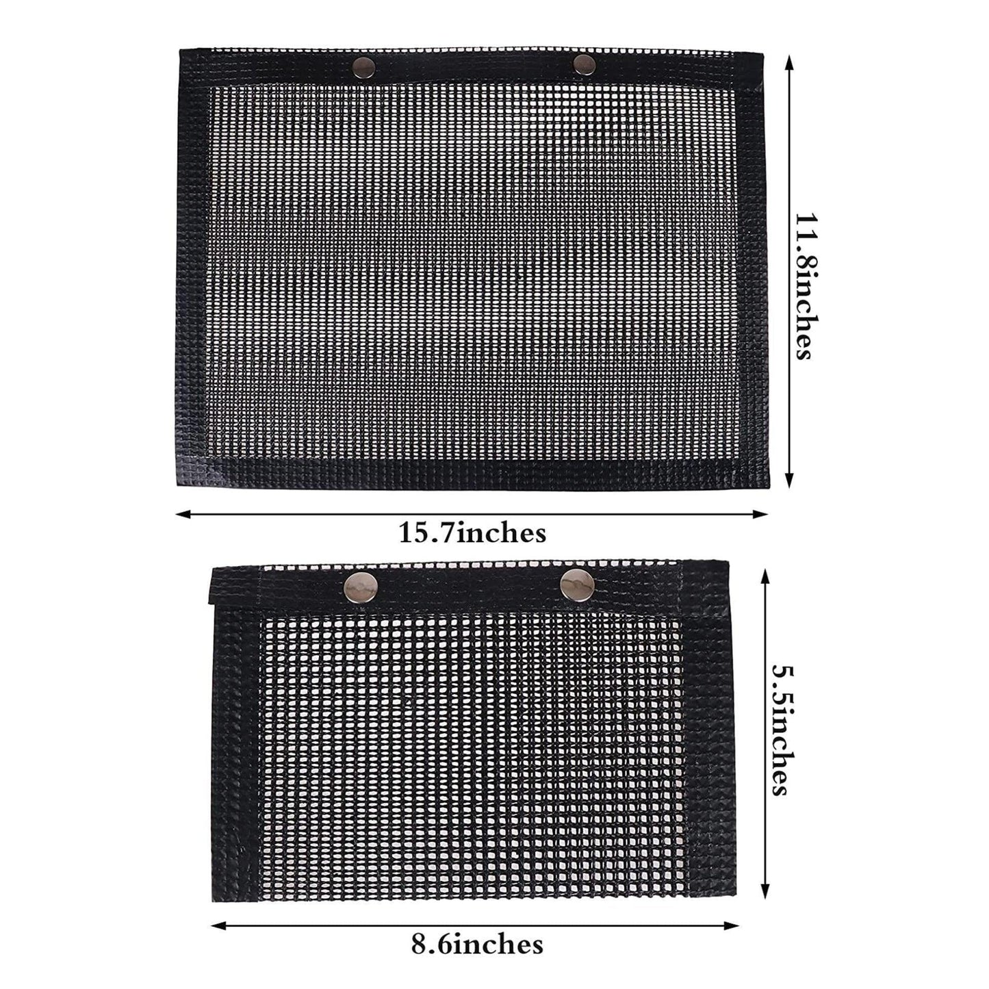 24x14CM BBQ Grilling Mesh Reusable Bag Outdoor Camping Barbecue Grill Mats Cooking Pads - Copper - Mekamart Australia
