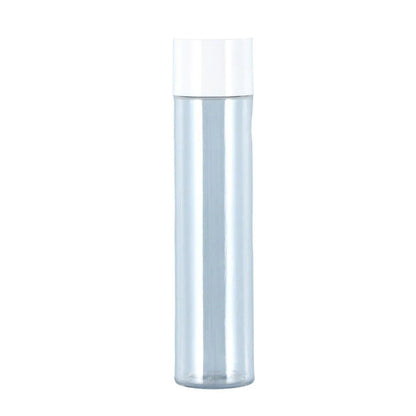 50/100/150ml Plastic Toner Lotion Bottles Refillable Travel Cosmetic Containers - Black Lid + Transparent Bottle - 100ml - Mekamart Australia