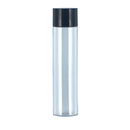 50/100/150ml Plastic Toner Lotion Bottles Refillable Travel Cosmetic Containers - Black Lid + White Bottle - 50ml - Mekamart Australia