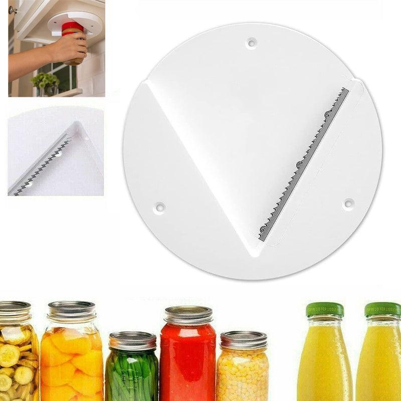 Under Cabinet Jar Opener Undermount Multipurpose Lid Gripper Bottle Opener Tools - Mekamart Australia