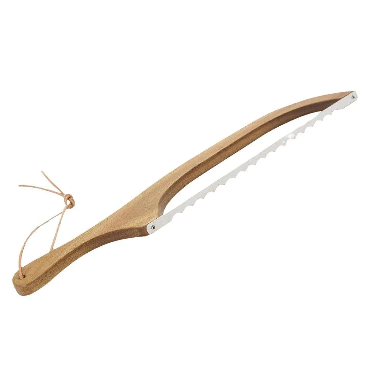 Wooden Bread Cutter Saw for Perfect Slice Cutting Tool Bread Slicer Kitchen - Mekamart Australia