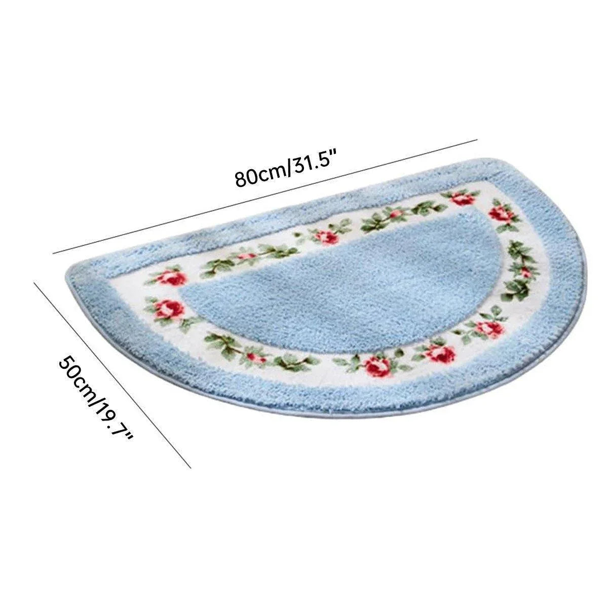Non Slip Entry Mat Indoor Outdoor Mat Washable Foot Mat Foyer Bedroom - Green - Mekamart Australia
