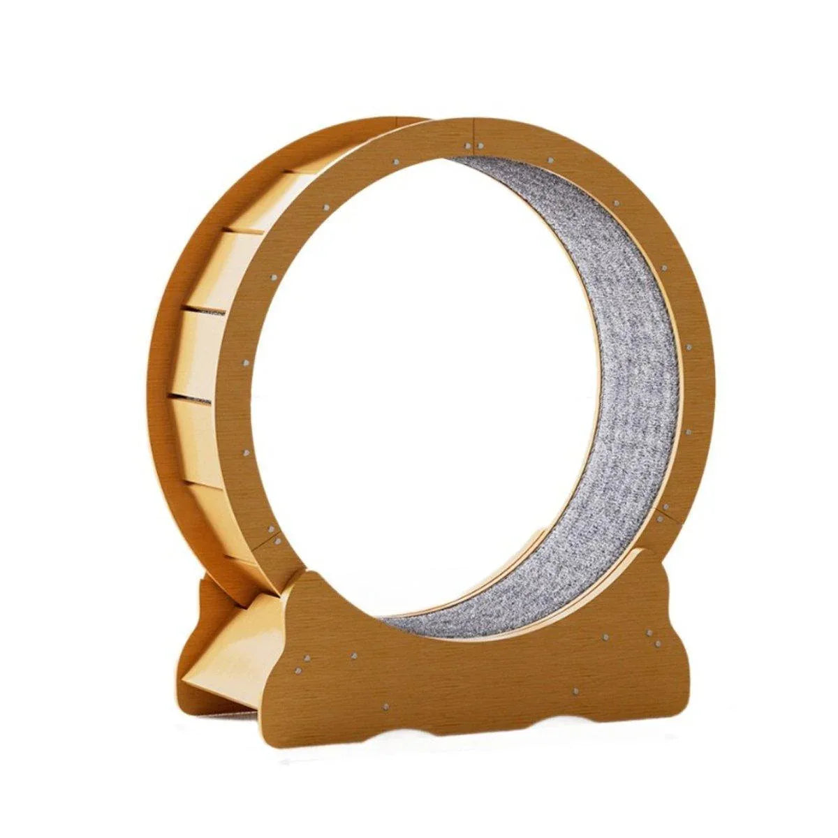 Cat Exercise Wheel Toy Furniture Running Treadmill Exerciser Scratcher Board - Mekamart Australia