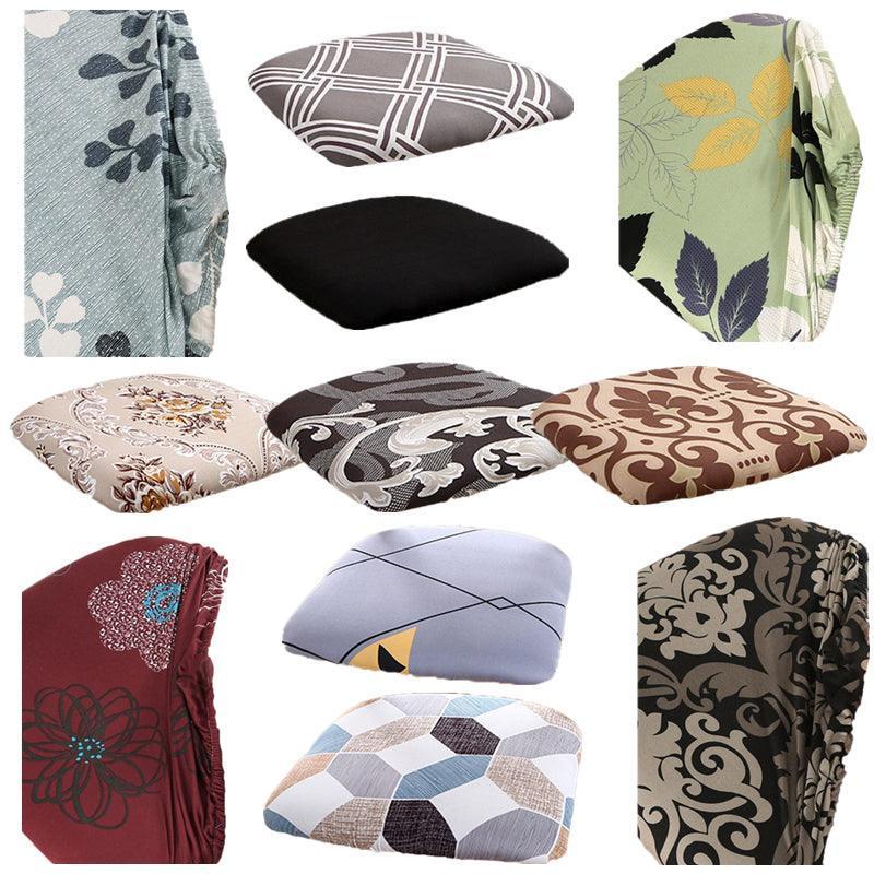 Stretch Dining Chair Seat Covers Removable Seat Cushion Slipcovers Protector - F - Mekamart Australia